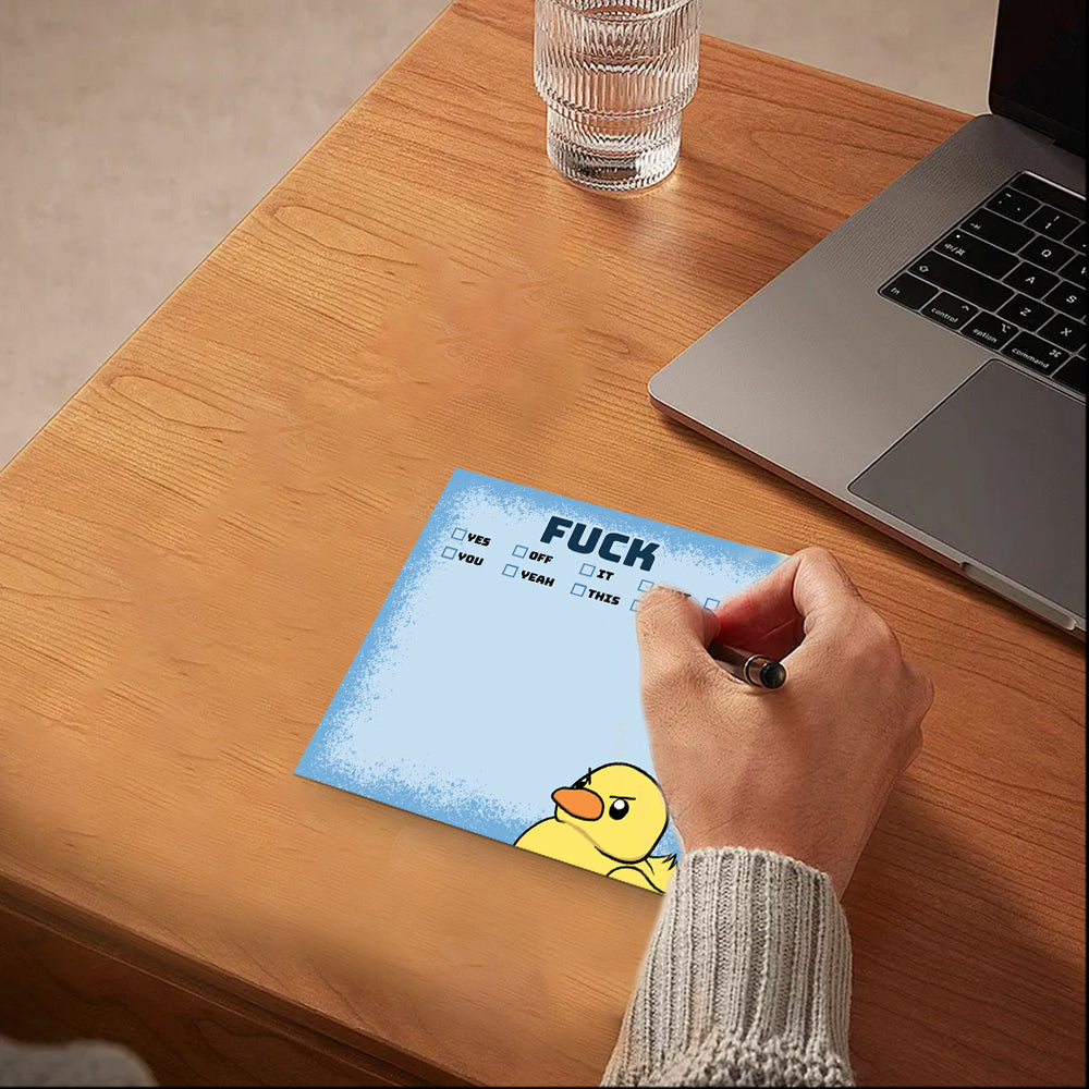 🤣Funny Sassy Duck Sticky Notes🎁