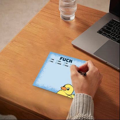 🤣Funny Sassy Duck Sticky Notes🎁