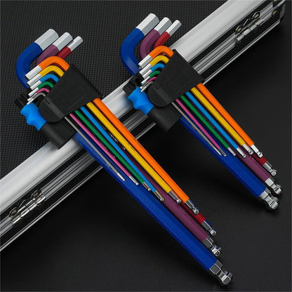 🔥Summer Hot Sale Promotion-49% OFF💯-Toolant Allen Wrench Allen Key Metric&SAE Set, with Ball End for Automotive, Plumber, Workshop, Mechanics
