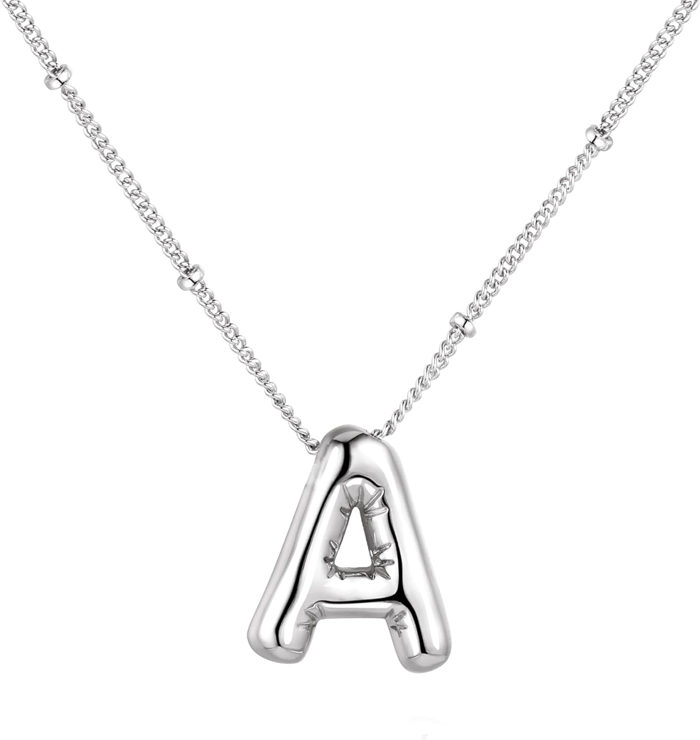 🔥Summer sale🎁⏰Bubble Letter Necklace