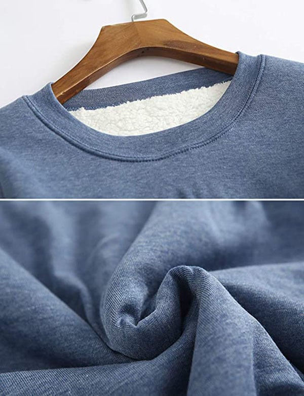 ❄Get ready for the cold season❄Women‘s NEW Casual Cotton Round Neck Solid Sweatshirt (S-5XL)🙋‍♀️