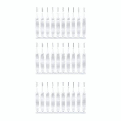 Shower hole cleaning brush nozzle