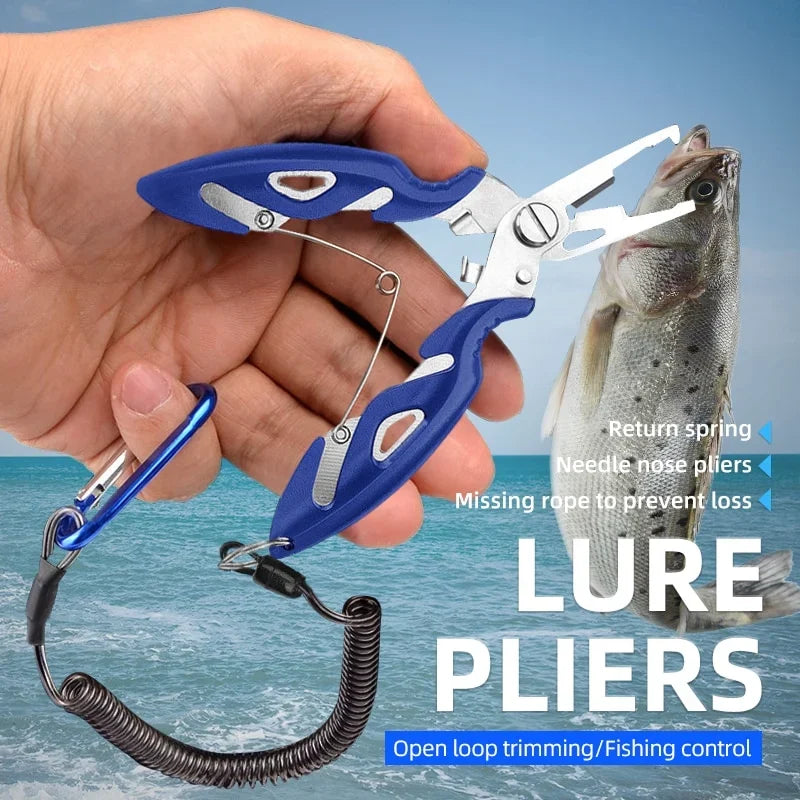 Multifunctional fishing pliers set（ Plier+Anti-drop cord+bag）