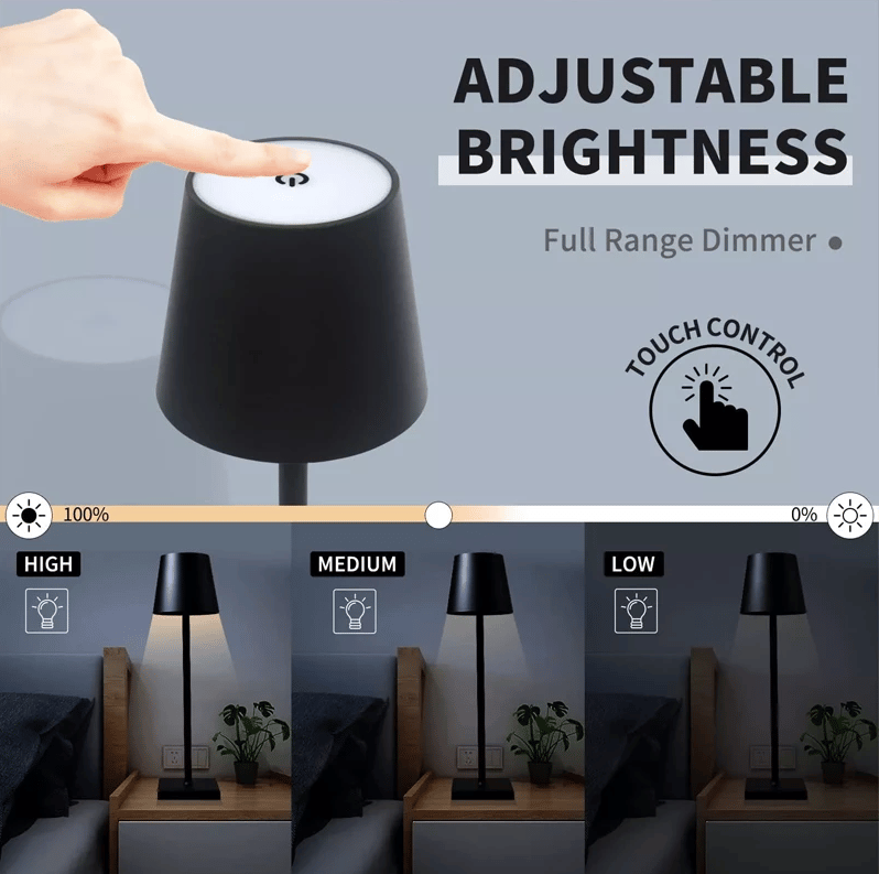 Smart Portable Wireless LED Table Lamp💡
