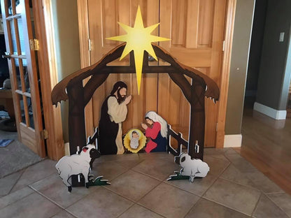 🔥LAST DAY 70% OFF 🔥Jesus Nativity Scene Sign