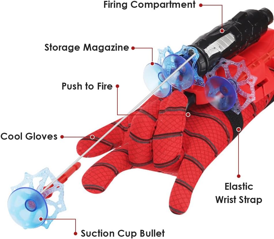 🎅 Early Christmas 49%OFF - Spider Ejector Launcher with Gloves&arrow