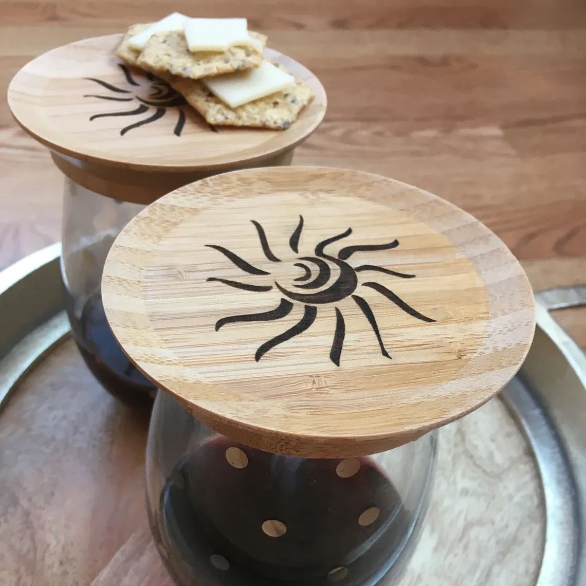 🍷Wine Glass Charcuterie Topper