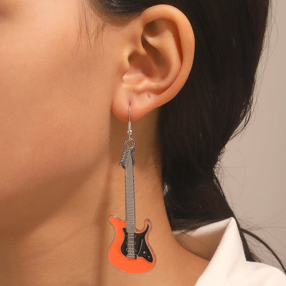 🎸Sparkling Guitar Earrings💫