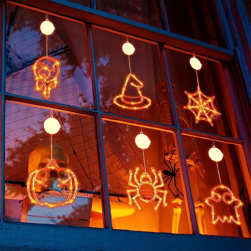 ✨ Upgrade Halloween Window Lights Decorations