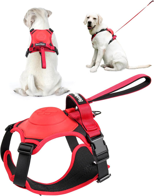 SUMMER HOT SALE - Dog Harness and Retractable Leash Set All-in-One