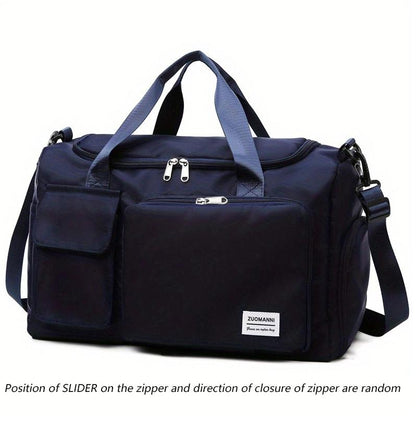 Premium Weekender – Spacious Travel & Gym Duffle with Shoe Storage