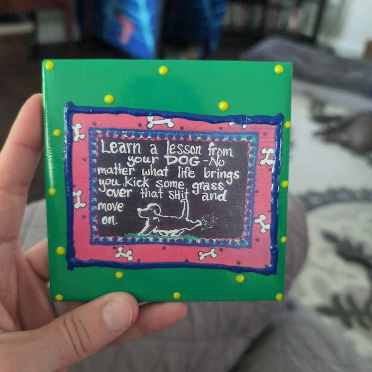 💡Inspirational Quote Funny Wall Tile