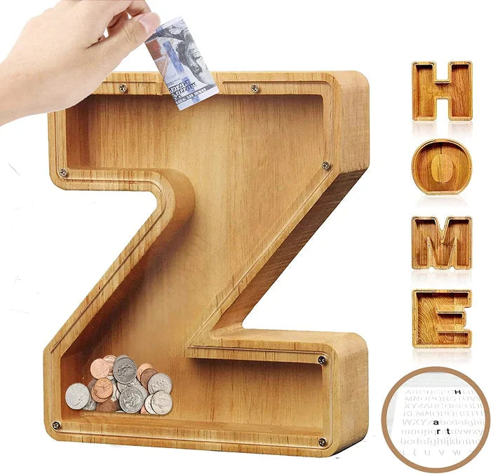 🎄Christmas gift Piggy Bank-Wood Gift For Kids