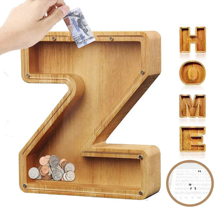 🎄Christmas gift Piggy Bank-Wood Gift For Kids