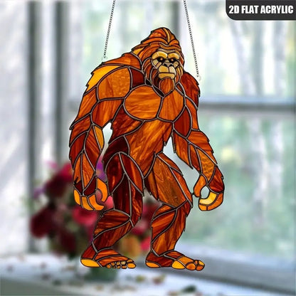 🔥Large Sasquatch Yeti Suncatcher Hanging Window Decoration