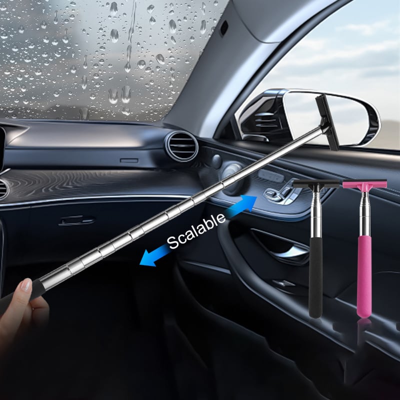 Rearview mirror wiper