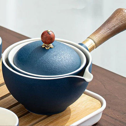 🔥With 4 Cups and Travel Bag- 2024 New 360° Rotation Tea Maker