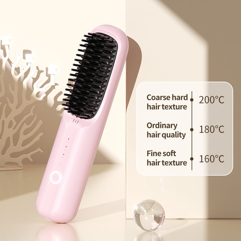🔥Christmas Sale 49% OFF🎄USB Cordless Negative Ion Hair Straightening Comb
