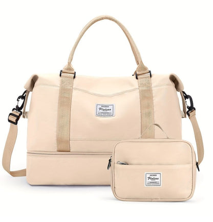 The Ultimate Carry-All – Weekender Duffel for Women with Shoe Pocket & Vanity Bag