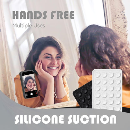Silicone Suction Phone Case Adhesive Mount for iPhone and Android
