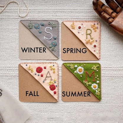 🔖Personalized Embroidery Felt Bookmarks