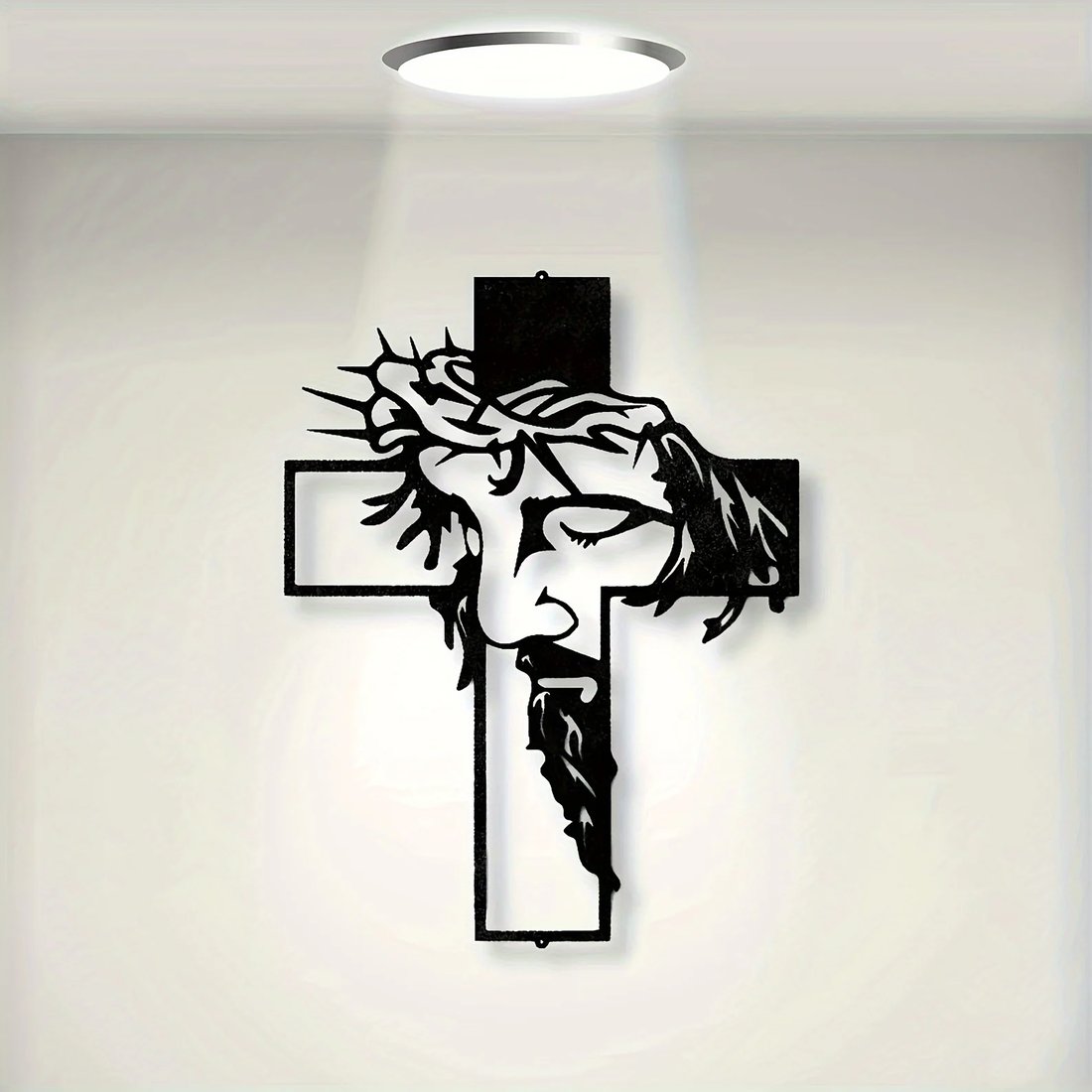🔥Last Day Promotion-70% OFF🔥Jesus Cross Metal Sign Christ Wall Art Decor