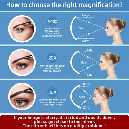 Rechargeable Makeup Mirror