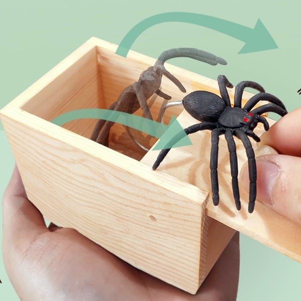 🎁Hot Sale Promotion-49% OFF🤣-Super Funny Crazy Prank Gift Box Spider