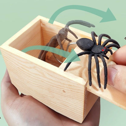 🎁Hot Sale Promotion-49% OFF🤣-Super Funny Crazy Prank Gift Box Spider