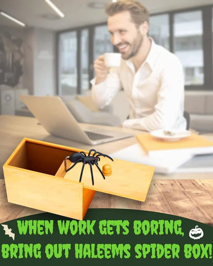 🔥Last Day Sale-🤣Super Funny Crazy Prank Gift Box Spider🕷️