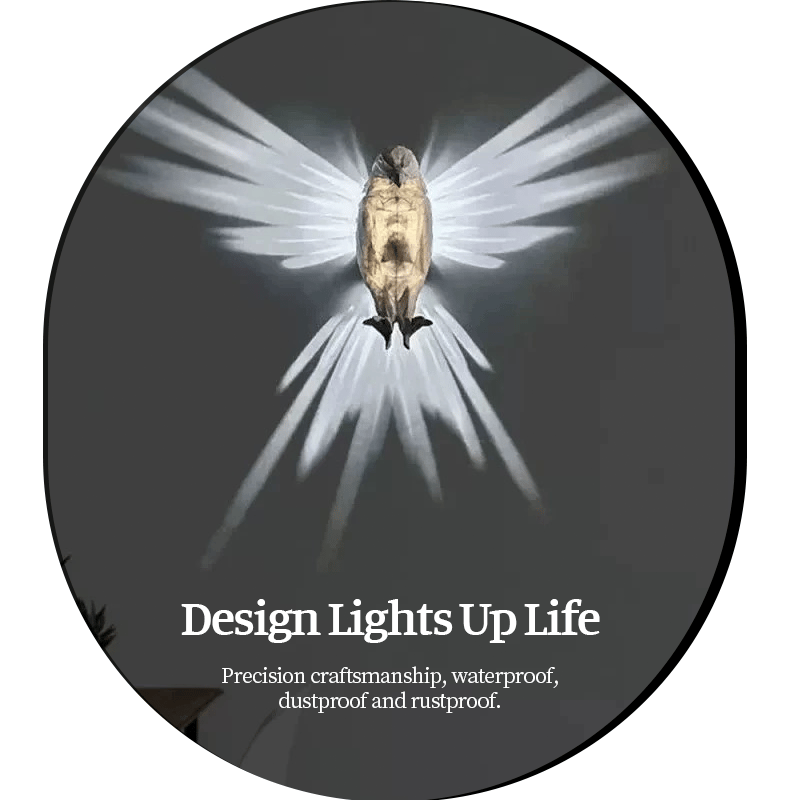 🦉 3D Animal Owl Wall Light 💡