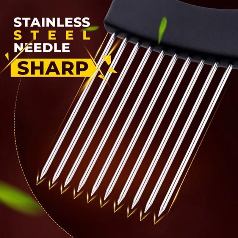 🎁2024 New Year Hot Sale🎁 49% OFF🔥 Stainless Steel Onion Slice Holder