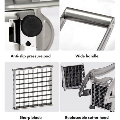 💥LAST DAY SALE 49% OFF-Stainless Steel French Fry Cutter