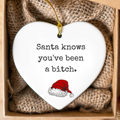 🌲Christmas Funny Heart Shaped Ornament