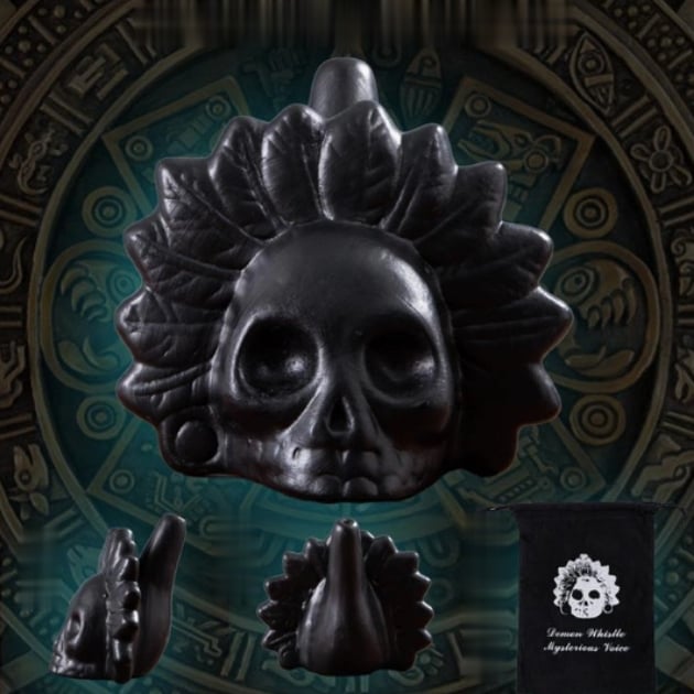 💀Halloween Hot Sale🔥-😈Aztec Ghost Whistle😈