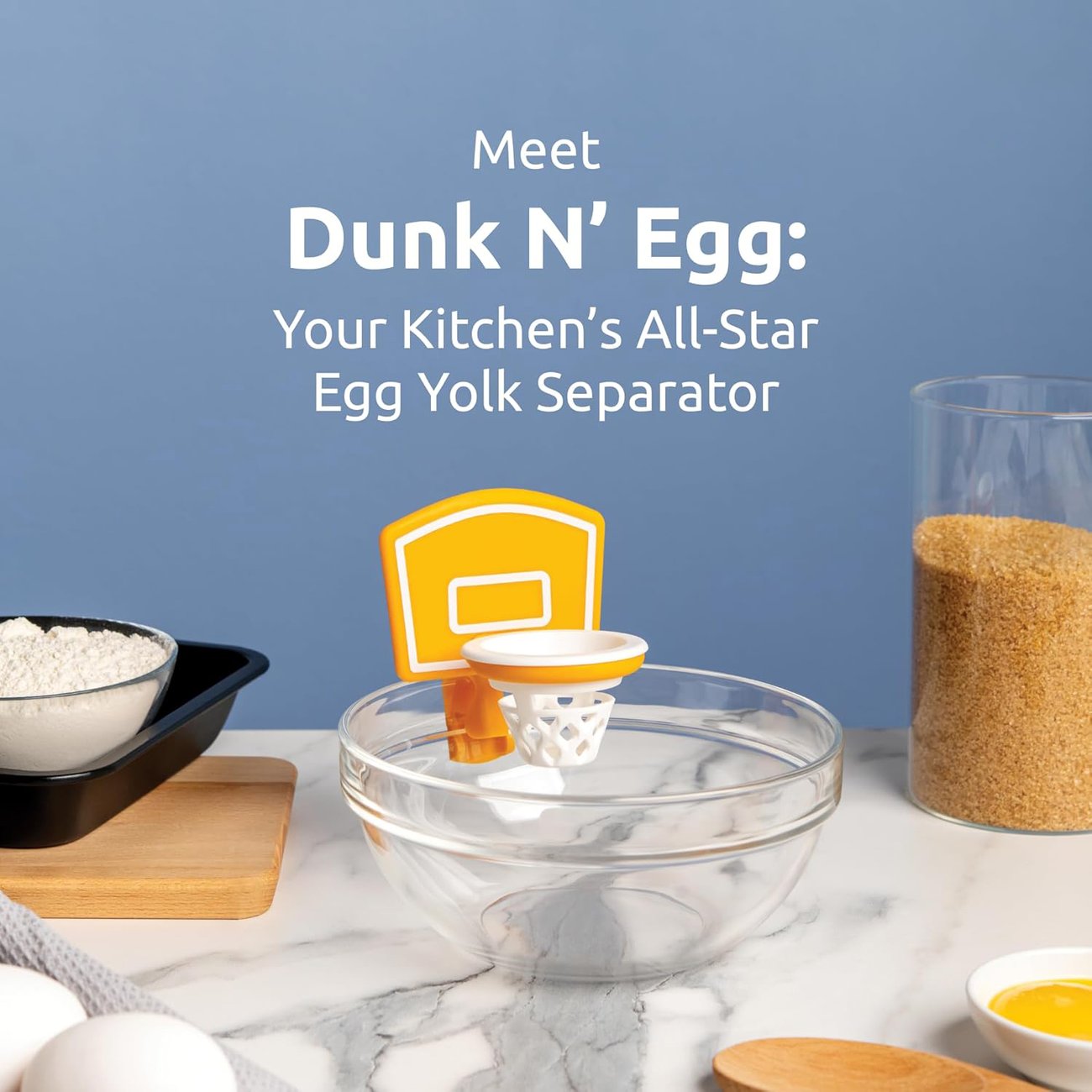 NEW!!Dunk N' Egg Yolk Separator