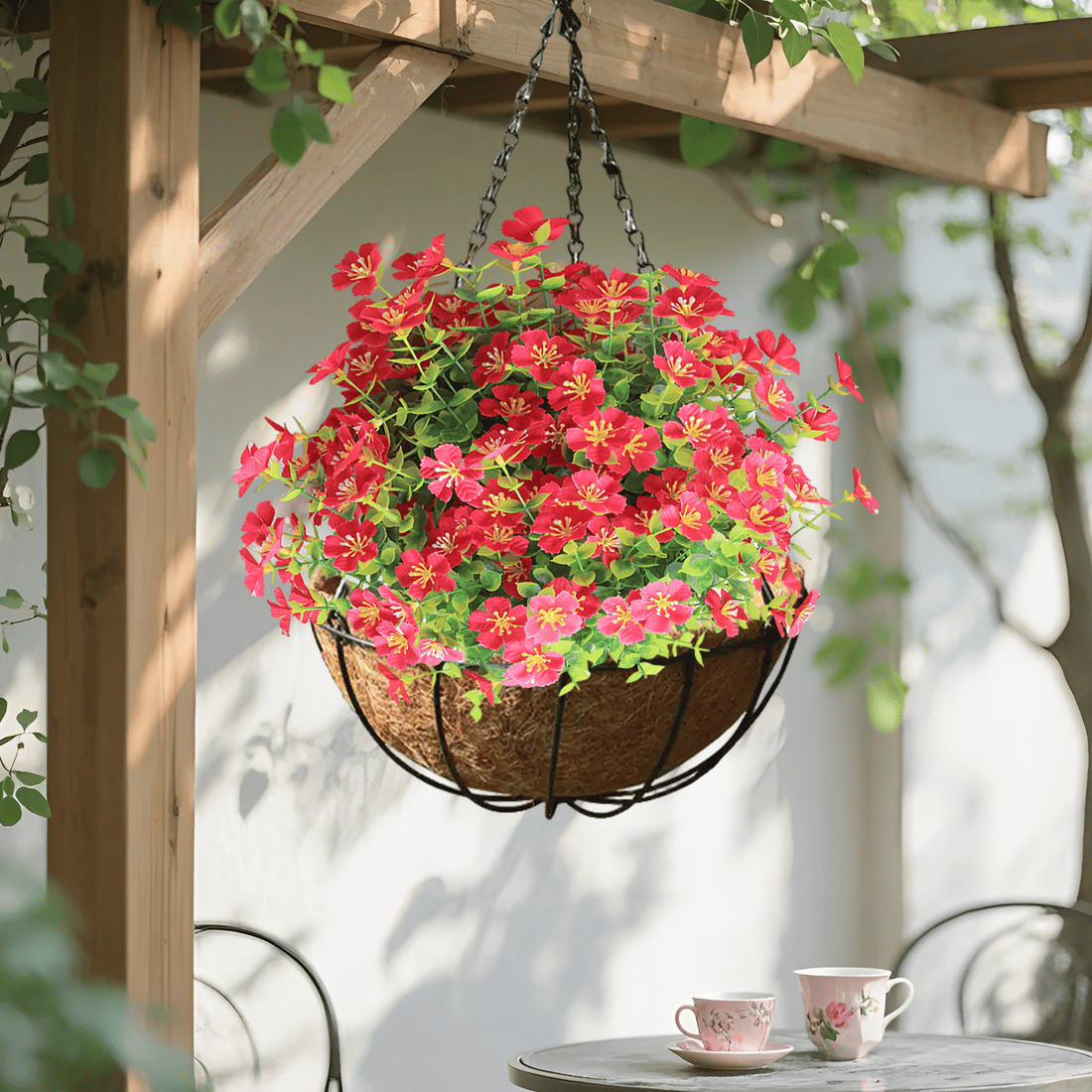 🎉Mother's Day Sale 49% OFF🌼UV Resistant Lifelike Artificial Daisies (Hanging Flowers Basket)