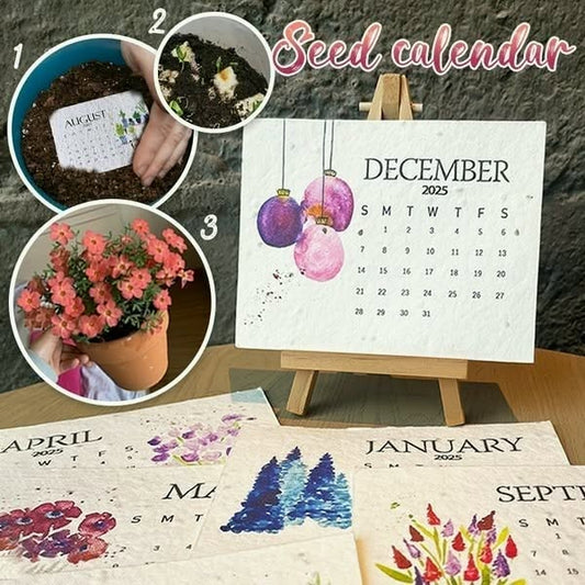 🎉Biggest Sale of the Year: 50% Off! 🌱Eco-Friendly Plantable Seed Calendar 2025