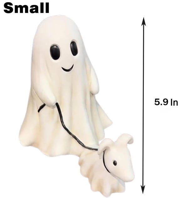 ✨2024 Ghost Walking Dog Statue 👻🔥（Buy more save more）