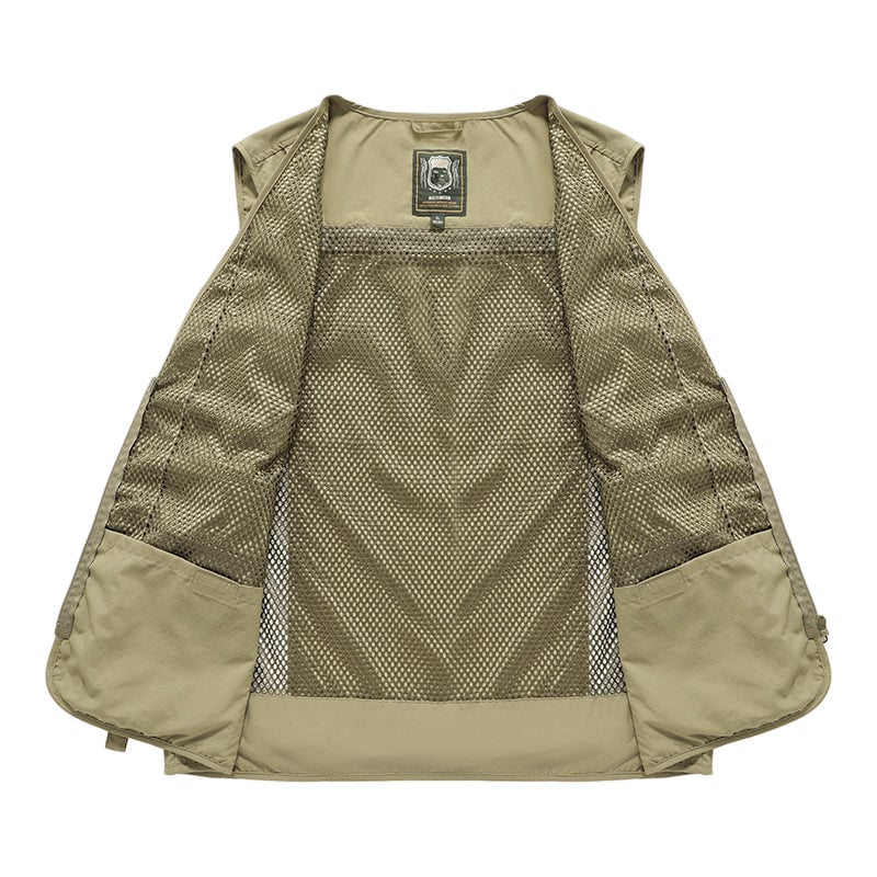 🔥Last day 48% OFF - 😍Breathable Mesh Zip Cargo Vest