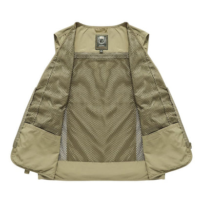 🔥Last day 48% OFF - 😍Breathable Mesh Zip Cargo Vest