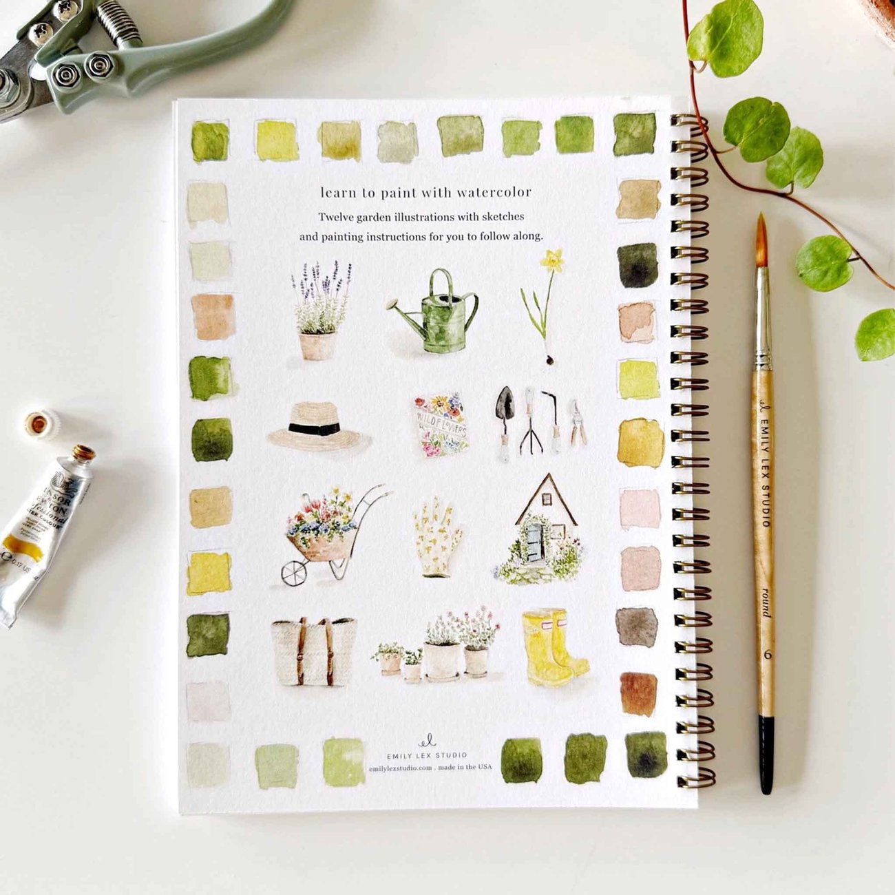 🔥LAST DAY 60% OFF - 💕Watercolor Workbook 🖼️Beginner-Friendly