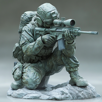 Rifle Soldier Figurine