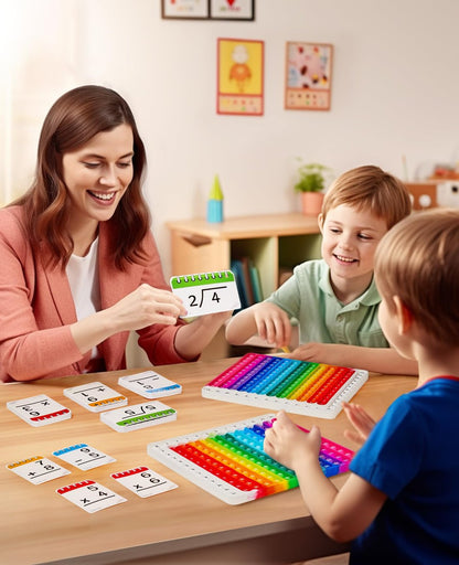 Math Flash Cards and Pop Fidget Chart
