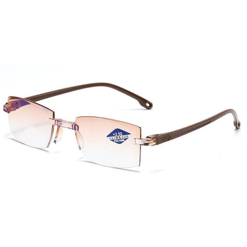 New Sapphire high hardness anti blue light intelligent dual focus reading glasses👓