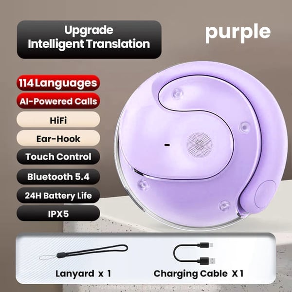 🔥LAST DAY SALE 49% OFF🔥AI Translation Wireless OWS Bluetooth Earphones [On Sale & Quick Ship!]