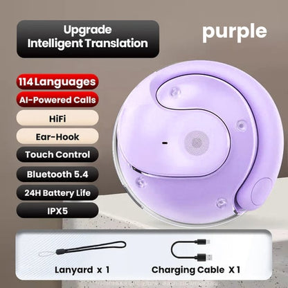 🔥LAST DAY SALE 49% OFF🔥AI Translation Wireless OWS Bluetooth Earphones [On Sale & Quick Ship!]