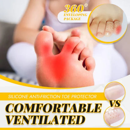 🔥 Silicone anti-friction toe protector