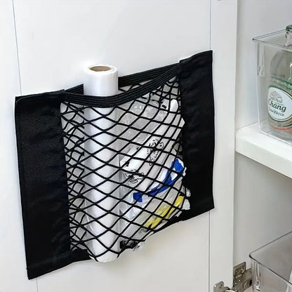 🌸Plastic Bag Storage Mesh Bag (With velcro strip)