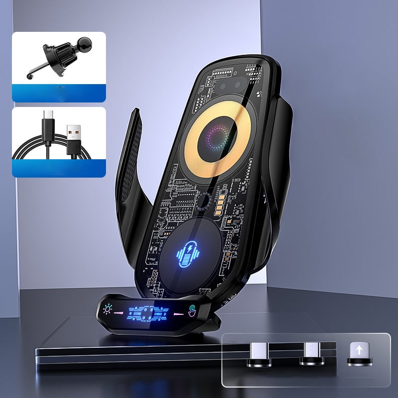 🎁2025 New Year Sale 49% OFF🔥15W Infrared Auto-sensing Wireless Fast Charging Car